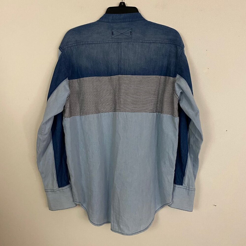 NEW Free People Moto Colorblock Shirt XS - Picture 8 of 12